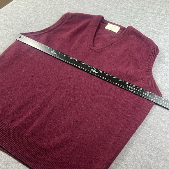 Vtg LORD JEFF Size XL 100% Virgin Australian Lambswool Sweater Vest USA Made - Picture 6 of 11